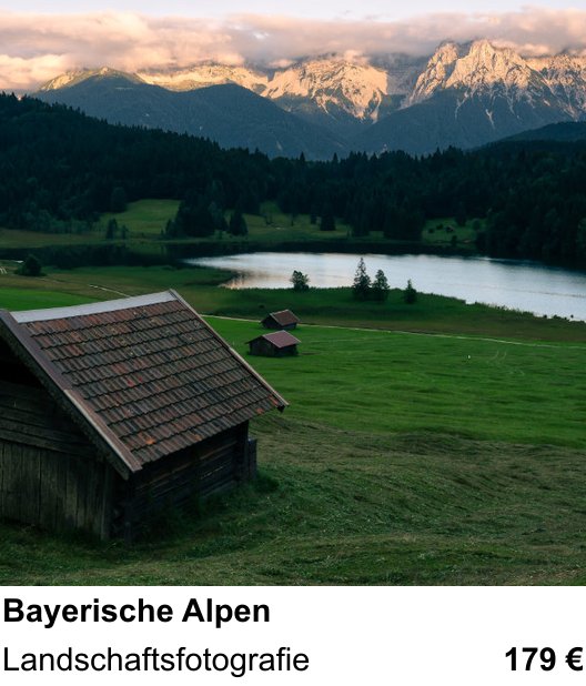 Technischer Foto-Workshop für Aufnahmen zu Bayerische Alpen: Landschaftsfotografie