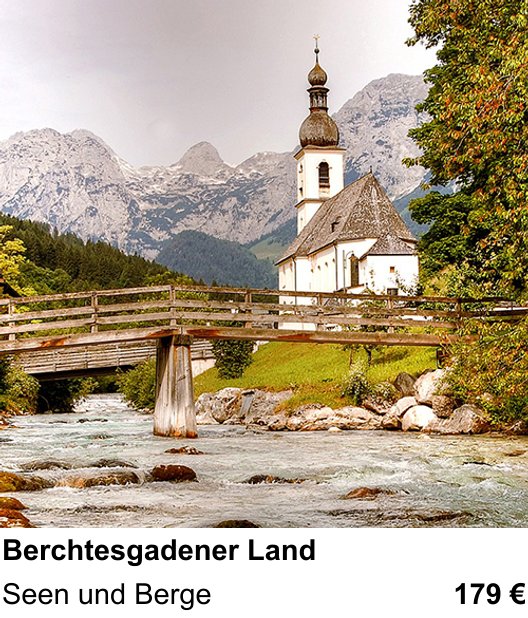 Technischer Foto-Workshop für Aufnahmen zu Berchtesgadener Land: Seen und Berge