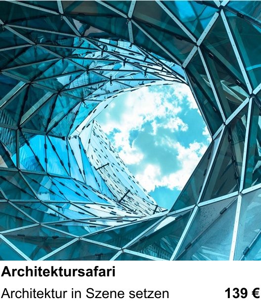 Fotografieren lernen in Darmstadt mit Architektursafari