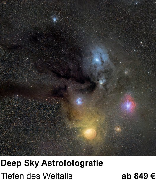 Technischer Foto-Workshop für Aufnahmen zu Deep Sky Astrofotografie: Tiefen des Weltalls