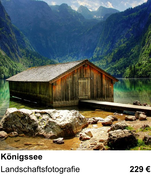 Technischer Foto-Workshop für Aufnahmen zu Königssee: Landschaftsfotografie